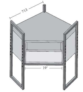 Eckaufbau als Bindeglied zwischen Aufbauten